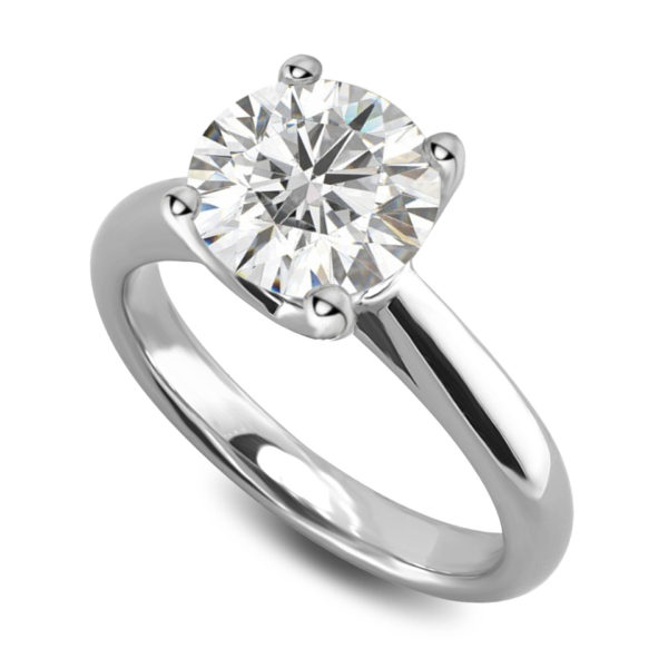 Diamond Engagement Ring Solitaire Style LR6895