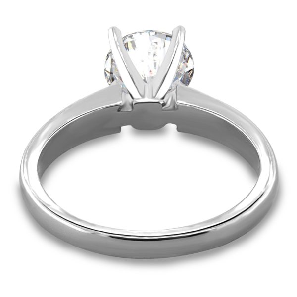 Diamond Solitaire 4 Prong ENgagement Ring LR5643-2