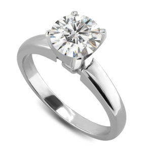 Diamond Solitaire 4 Prong ENgagement Ring LR5643-3