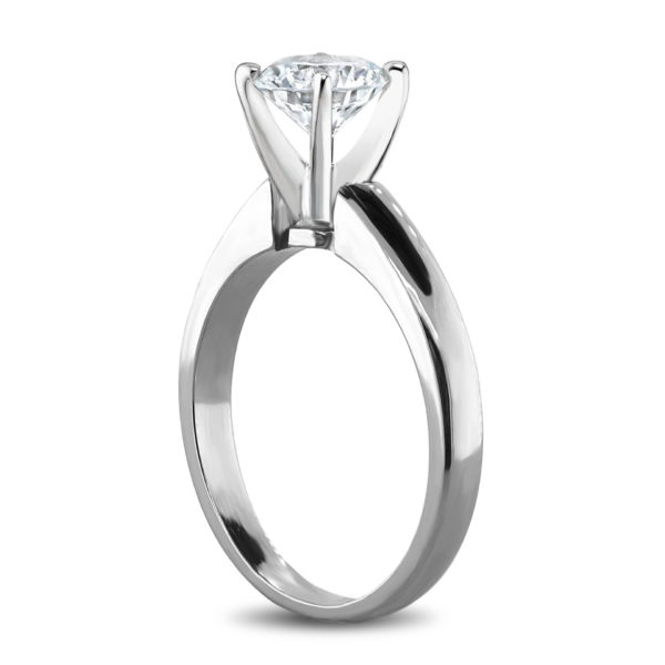 Diamond Solitaire 4 Prong ENgagement Ring LR5643-4