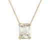 Emerald Cut Diamond Necklace Pendant PN1001-3