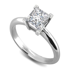 Princess Diamond Solitaire Engagement Ring LR7136-3