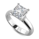 Princess diamond solitaire engagement ring LR7915-3