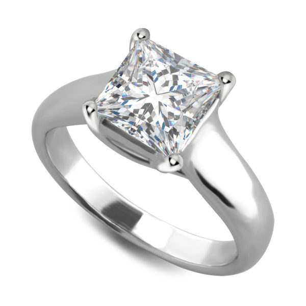 Solitaire Diamond Engagement Ring LR5370-1