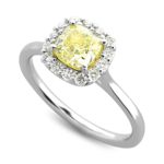 Yellow Diamond Engagement RIng LR8427-YD