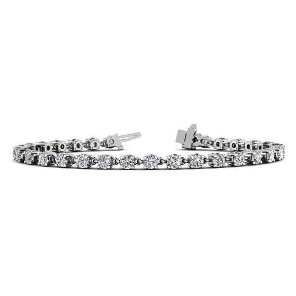 Linked Diamond Tennis Bracelet LBSB802-3