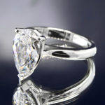 Pear Shape Diamond Engagement Ring LR7835-5