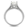 Round Diamond Engagement Ring , Gold or Platinum LR9121-4