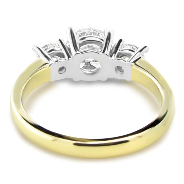Three Stone Diamond Engagement Ring LR7903-1