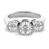 Bezel Set Diamond Engagement Ring LR6561