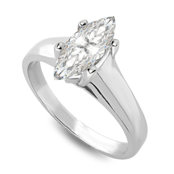 Marquise Solitair eEngagement Ring LR6362-3