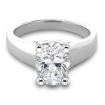 Oval Cut Diamond Engagement Ring Gia Certified Diamond LR5676